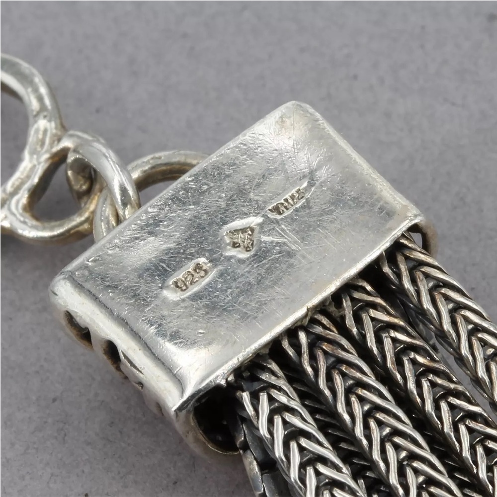 Silpada Gorgeous Vintage Sterling Silver Multi-strand Adjustable Length Bracelet - Picture 10 of 13